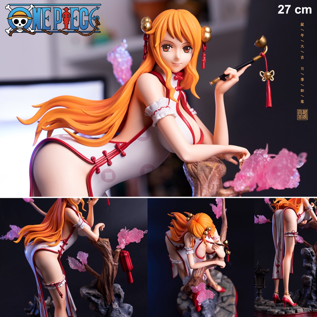 Figure ฟิกเกอร์ FOC Studio One Piece    Nami นามิ Chinese Style 1/4 ชุดจีน สูง 27 cm samutprakanboon