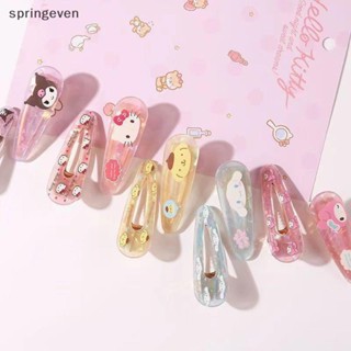 [springeven] กิ๊บติดผมหน้าม้า ลายการ์ตูน Sanrio Series Cinnamon Dog Kuromi Melody น่ารัก สําหรับเด็กผู้หญิง พร้อมส่ง