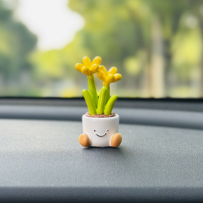 ใหม่!! ตุ๊กตาดอกไม้น่ารัก ขนาดเล็ก สําหรับตกแต่งบ้าน รถยนต์ ออฟฟิศ - รูปที่ 5