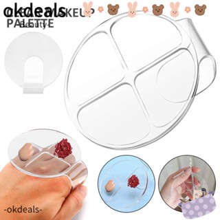 Okdeals พาเลทอายแชโดว์ อะคริลิค สําหรับตกแต่งเล็บ DIY