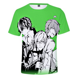 เสื้อยืด ลายการ์ตูนอนิเมะ Hypnosis Mic สไตล์ฮาราจูกุ