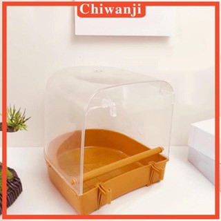 [Chiwanji] อ่างอาบน้ํานกแก้ว แบบใส อุปกรณ์เสริม สําหรับกรงนกแก้ว