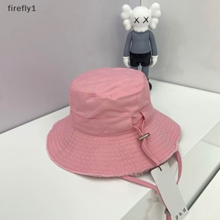 [Firefly] ใหม่ หมวกบักเก็ต ผ้าฝ้าย กันแดด สีพื้น สไตล์ชาวประมง เหมาะกับชายหาด แฟชั่นฤดูร้อน สําหรับผู้ชาย และผู้หญิง [TH]