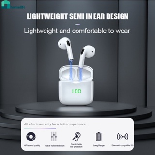 Bluetooth Headset Tws earphone TWS Wireless Bluetooth Sports Stereo Headphones Mini Digital Touch Convenient Wireless Charging Headset Black Technology home home home