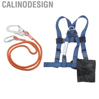 Calinodesign Rock Climbing Harness Half Body Safety Belt Multifunctional with Alloy Carabiner for High Altitude Projects