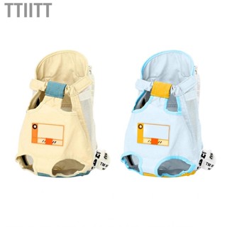 Ttiitt Head Legs Out Carrier Portable Canvas Breathable Lightweight Front Backpack for Outdoor