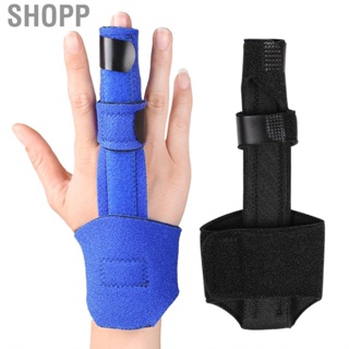 Shopp Finger Corrector Brace Nylon Polyurethane Aluminum Adjustable Fixed Strap for Recovery