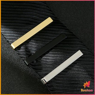 BUAKAO คลิปหนีบเนคไท แบบโลหะ  Tie Clips