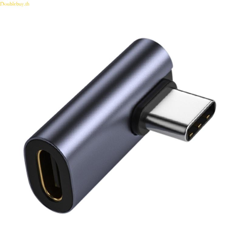 90 Degree Type-C Male to Female Extender Support USB-C 3.1 Charge Data Transfer