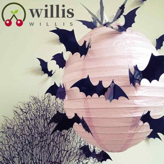 Willis สติกเกอร์ติดผนัง DIY อุปกรณ์งานเลี้ยง ใช้ซ้ําได้ ตกแต่งบ้าน ห้อง ฮาโลวีน