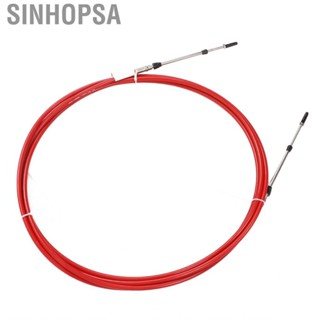 Sinhopsa 17FT Boat Throttle Control Steering Cable Flexible Rust Proof Red Protective Cover Replacement for Force Marine