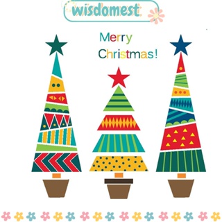 WISDOMEST สติกเกอร์ติดผนัง มีกาวในตัว สําหรับตกแต่งบ้าน หน้าต่าง ร้านค้า