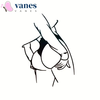 Vanes1 สติกเกอร์ไวนิล ทรงโค้ง สะท้อนแสง สําหรับตกแต่งรถยนต์