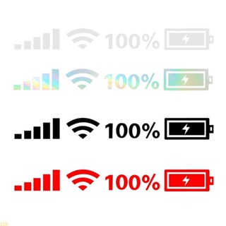 Xin สติกเกอร์ระบุระดับ WIFI สําหรับตกแต่งบ้าน รถยนต์ ภายนอก