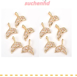 Suchenhd จี้หางปลาวาฬ ทองแดง สีทอง DIY