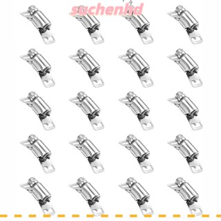 Suchenhd แคลมป์รัดท่อไอเสีย สเตนเลส 304 สีเงิน ทนทาน 20 ชิ้น