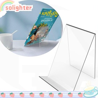 Solighter ชั้นวางหนังสือ อะคริลิค 6x4 นิ้ว DIY