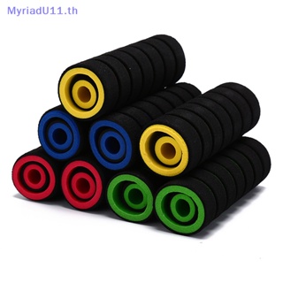 Myriadu อุปกรณ์แฮนด์มือจับโฟม สําหรับรถมอเตอร์ไซค์ สุ่มสี 4 ชิ้น ต่อชุด
 .