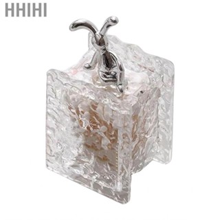 Hhihi Cotton Swab Container  Easy To Maintain Acrylic Durable Multifunctional Large  Holder for Bedroom Bathroom