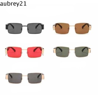 Aubrey1 แว่นตาสตรีทแฟชั่น กรอบโลหะ สไตล์เรโทร