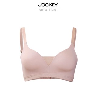 JOCKEY FOR HER เสื้อชั้นในผู้หญิง COMFORT รุ่น KH BRIGHT NWP01 NON WIRED BRA แบบไร้โครงเหล็ก ดันอกสวย ยกชิดดูเป็นธรรมชาติ ไม่มีฟองน้ำเสริมทรง สวมใส่สบาย