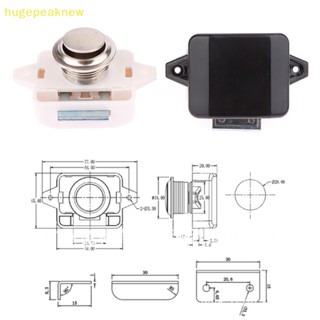 Hugepeaknew 1 ชิ้น ปุ่มล็อคสังกะสีอัลลอยด์ สําหรับประตูตู้ มอเตอร์โฮม ตู้ ตู้ ตู้ กลอน คาราวาน ลูกบิด ปุ่มกด จับ ล็อค ดี