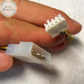 Gentlehappy สายเคเบิลเชื่อมต่อ 4 Pin Molex IDE ตัวผู้ เป็น 4P ATA ตัวเมีย TH