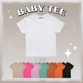 เสื้อยืด BabyTee Meeer คอกลม ผ้า cotton ทรงสวย