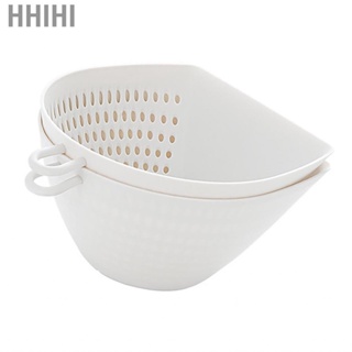 Hhihi Vegetable Washing   Kitchen Colander Bowl Set Lightweight Double Layer Durable with Handle for Fruit