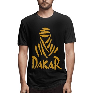 เสื้อเชิ้ตคอกลม ผ้าฝ้ายแท้ พิมพ์ลาย Essential Dakar Rally Off Road แฟชั่นฤดูร้อน ของขวัญวันเกิด