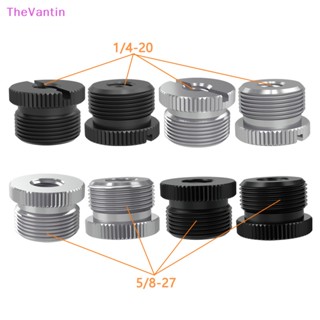 Thevantin สกรูแปลงขาตั้งไมโครโฟน 5/8 5/8-27 เป็น 1/4 3/8 อะลูมิเนียมอัลลอย สําหรับไมโครโฟน