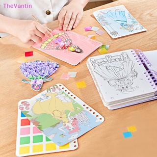 Thevantin สติกเกอร์ระบายสี แฮนด์เมด DIY ของเล่นเสริมการเรียนรู้เด็ก