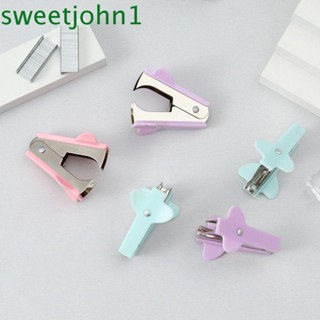 Sweetjohn เครื่องถอนลวดเย็บกระดาษ เครื่องมือกําจัดลวดเย็บกระดาษ|อุปกรณ์ดึงลวดเย็บกระดาษ ขนาดเล็ก ทนทาน สําหรับนักเรียน