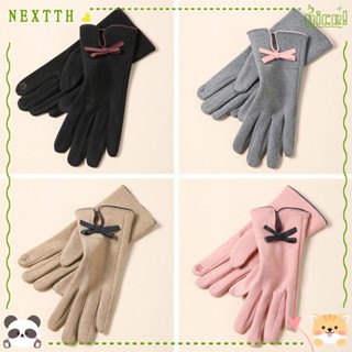 Nextth ถุงมือขนแกะ อบอุ่น แฟชั่นสําหรับผู้หญิง