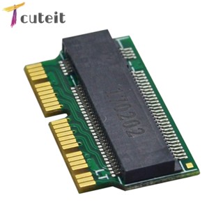 Tcuteit อะแดปเตอร์แปลง SSD สําหรับ Macbook Air Pro 2013-2015 M.2 NGFF PCIe X4 AHCI