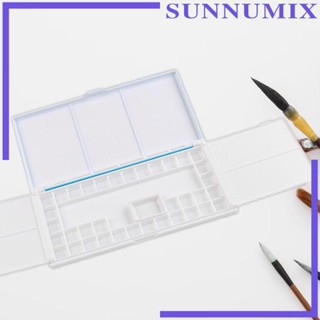 [Sunnimix] พาเลทสีน้ํา พาเลทผสมสีน้ํา ความจุขนาดใหญ่ สําหรับวาดภาพระบายสีอะคริลิค