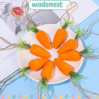 Wisdomest จี้โฟม รูปแครอทอีสเตอร์ สําหรับแขวนตกแต่งปาร์ตี้ 10 ชิ้น