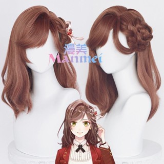 · Manmei Undecided Event Book Heroine I cos วิกผมซิลิโคนจําลอง สําหรับหนังศีรษะ YMLY