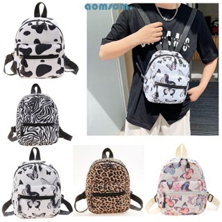 Aomsom Rucksack กระเป๋าเครื่องสําอาง กระเป๋าลําลอง ความจุสูง ขนาดเล็ก