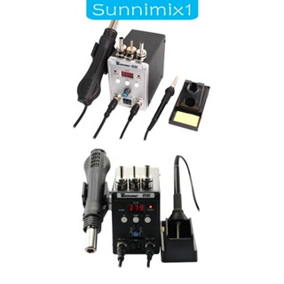 [Sunnimix1] สถานีบัดกรีดิจิทัล 60W ทนทาน พร้อมที่จับโลหะ สําหรับซ่อมแซมแล็ปท็อป DIY