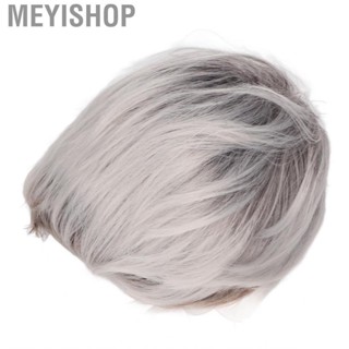 Meyishop Straight Wigs  Women s Short Soft Elegant Realistic Gradient Color for Halloween Fancy