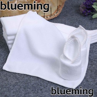 Blueming2 ผ้าขนหนู สีขาว สําหรับล้างรถยนต์ บ้าน ห้องครัว 2 6 10 ชิ้น