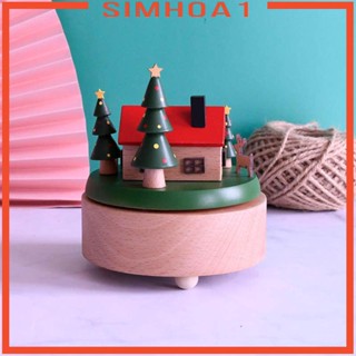 [Simhoa1] กล่องดนตรีไม้ สําหรับตกแต่งห้องนั่งเล่น ออฟฟิศ