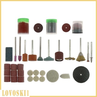 [Lovoski1] ชุดเครื่องมือโรตารี่ไฟฟ้า ขนาดเล็ก สําหรับแกะสลักงานหัตถกรรม DIY 105 ชิ้น