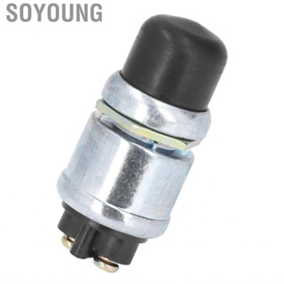 Soyoung Momentary Ignition Switch Engine Start Button Weatherproof High Sensitivity Universal for 12V/24V Car Truck Boat RV ATV