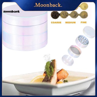 &lt;moonback&gt; เครื่องบดเครื่องเทศ โลหะผสมสังกะสี ทนทาน 50 มม. สําหรับอาหารเอเชียตะวันออกเฉียงใต้