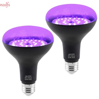 Nedfs หลอดไฟอลูมิเนียม UV 360 องศา สีม่วง E26 E27 15W 85-265V