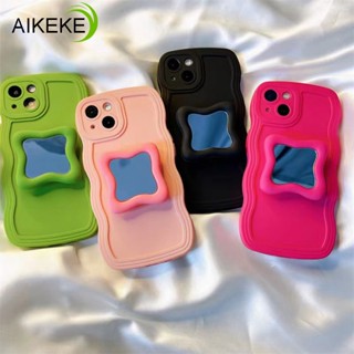 เคสโทรศัพท์มือถือ TPU นิ่ม สัมผัสคล้ายผิวหนัง พร้อมกระจกแต่งหน้า สําหรับ Xiaomi Mi 11X 11T Pro 10 10S 9 Pro SE Mi 8 Lite Civi 1S 3 2