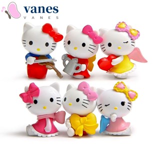 Vanes1 ตุ๊กตาฟิกเกอร์ การ์ตูนแมวเฮลโลคิตตี้ Q Version