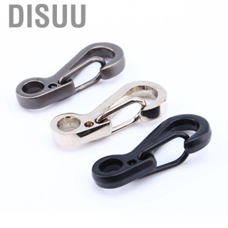 Disuu Spring Clips Hook Black Mini Resist Water Key Carabiner  For EDC